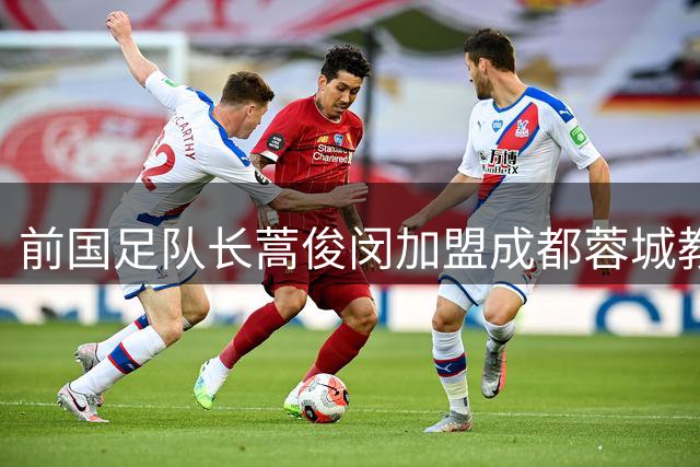 前国足队长蒿俊闵加盟成都蓉城教练组